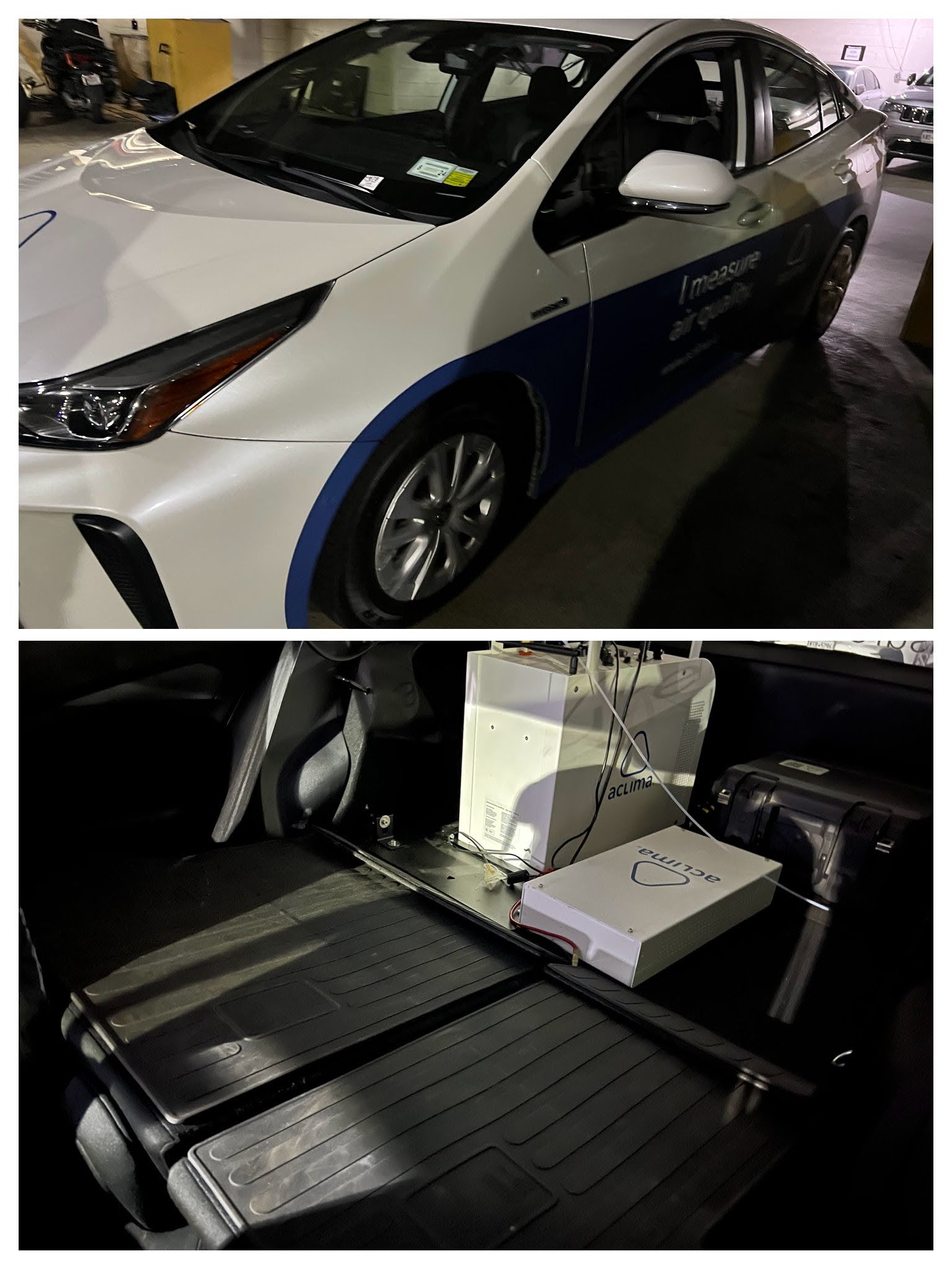 Air-quality monitoring field work in New York